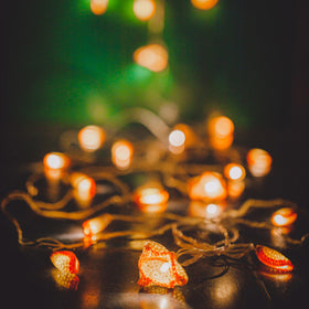 Lily Bougainvillea - Handmade Crochet LED String Light for Home Decor 03