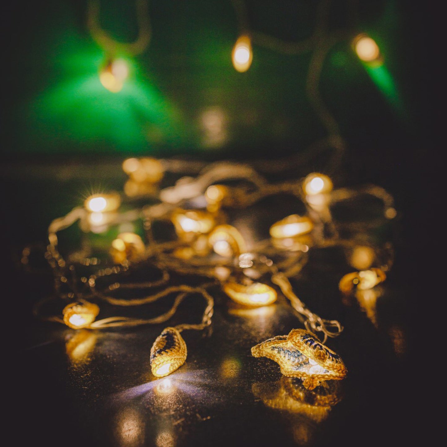 Lily Bougainvillea - Handmade Crochet LED String Light for Home Decor 06