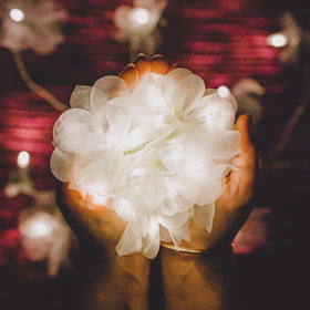 Flower - Handmade Crochet LED String Light for Home Decor 10
