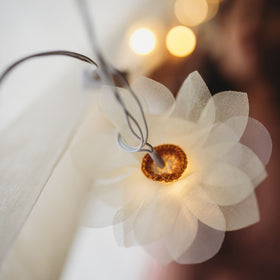 Flower - Handmade Crochet LED String Light for Home Decor 08