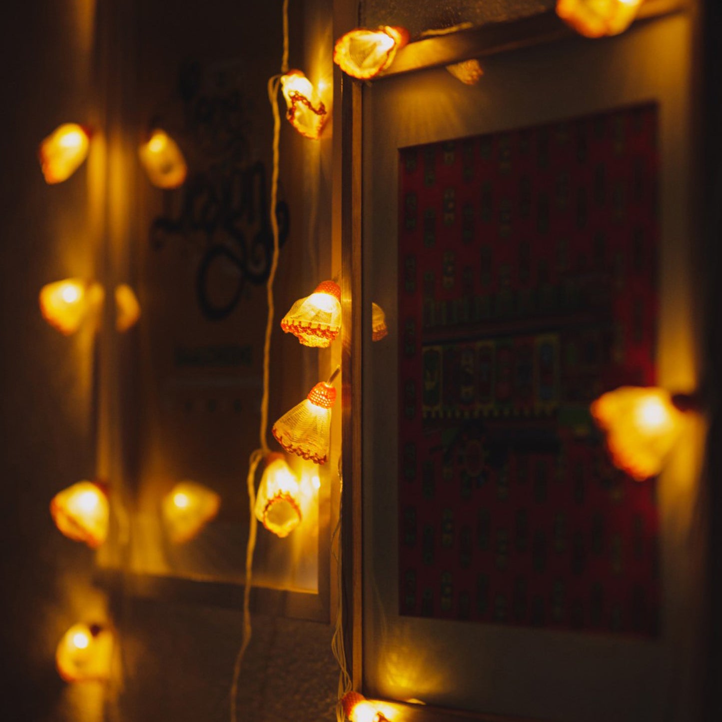 Frock - Handmade Crochet LED String Light for Home Decor 12