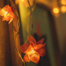 Flower - Handmade Crochet LED String Light for Home Decor 14