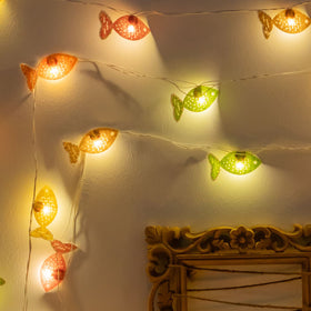 Fishes - Handmade Crochet LED String Light for Home Decor 17
