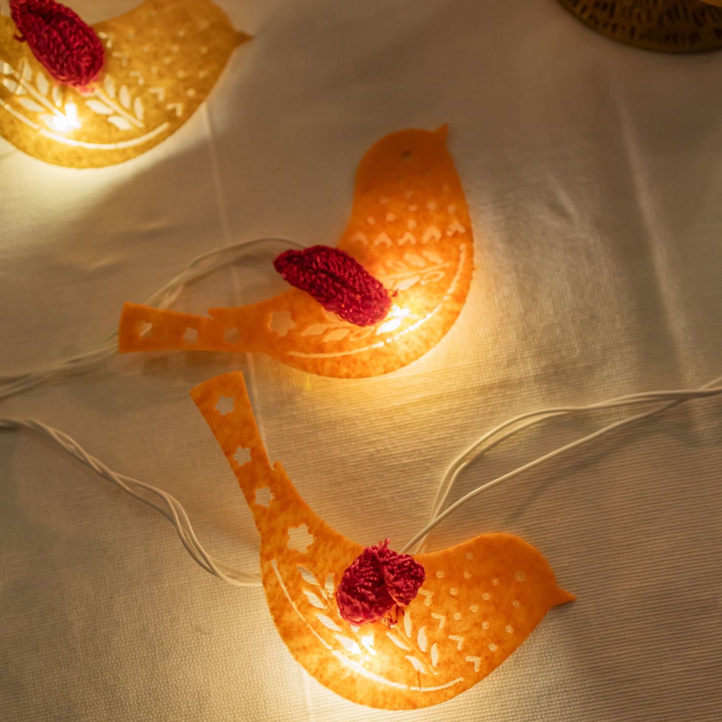 Birds - Handmade Crochet LED String Light for Home Decor 18