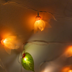 Flower - Handmade Crochet LED String Light for Home Decor 19