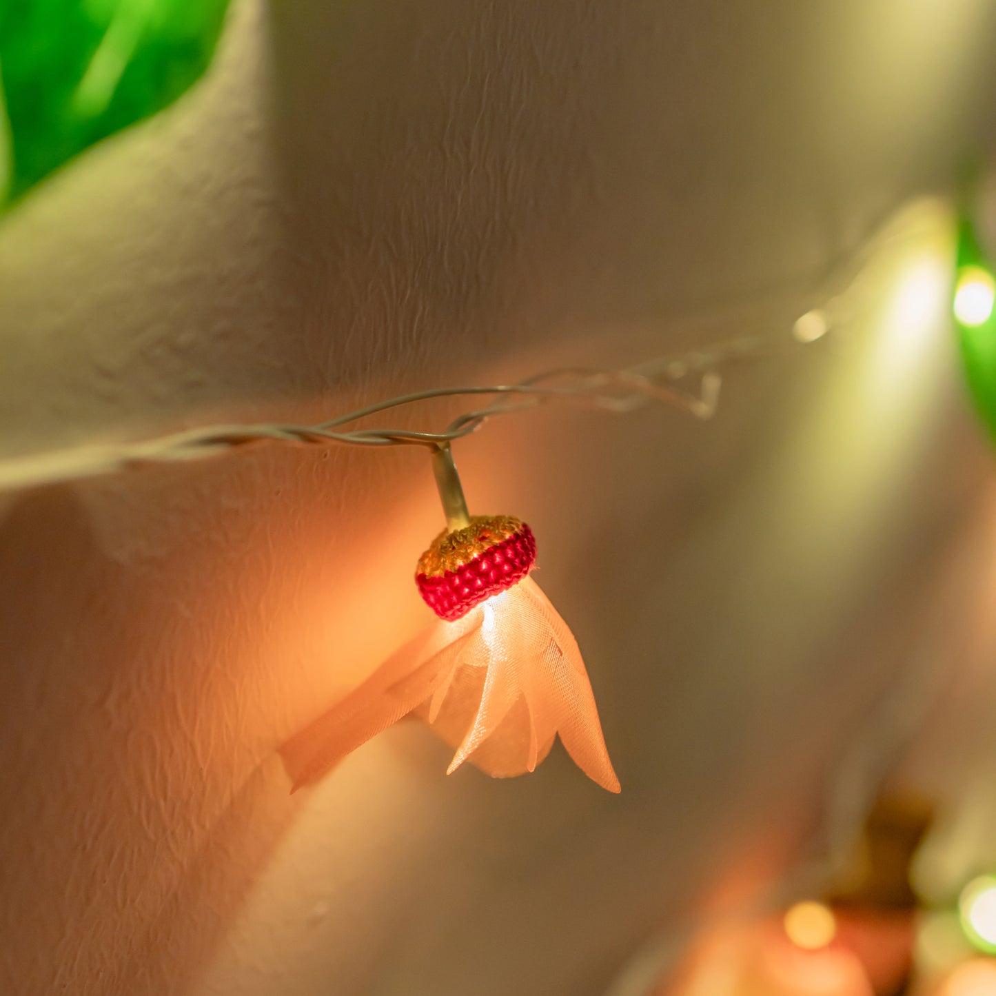 Flower - Handmade Crochet LED String Light for Home Decor 20