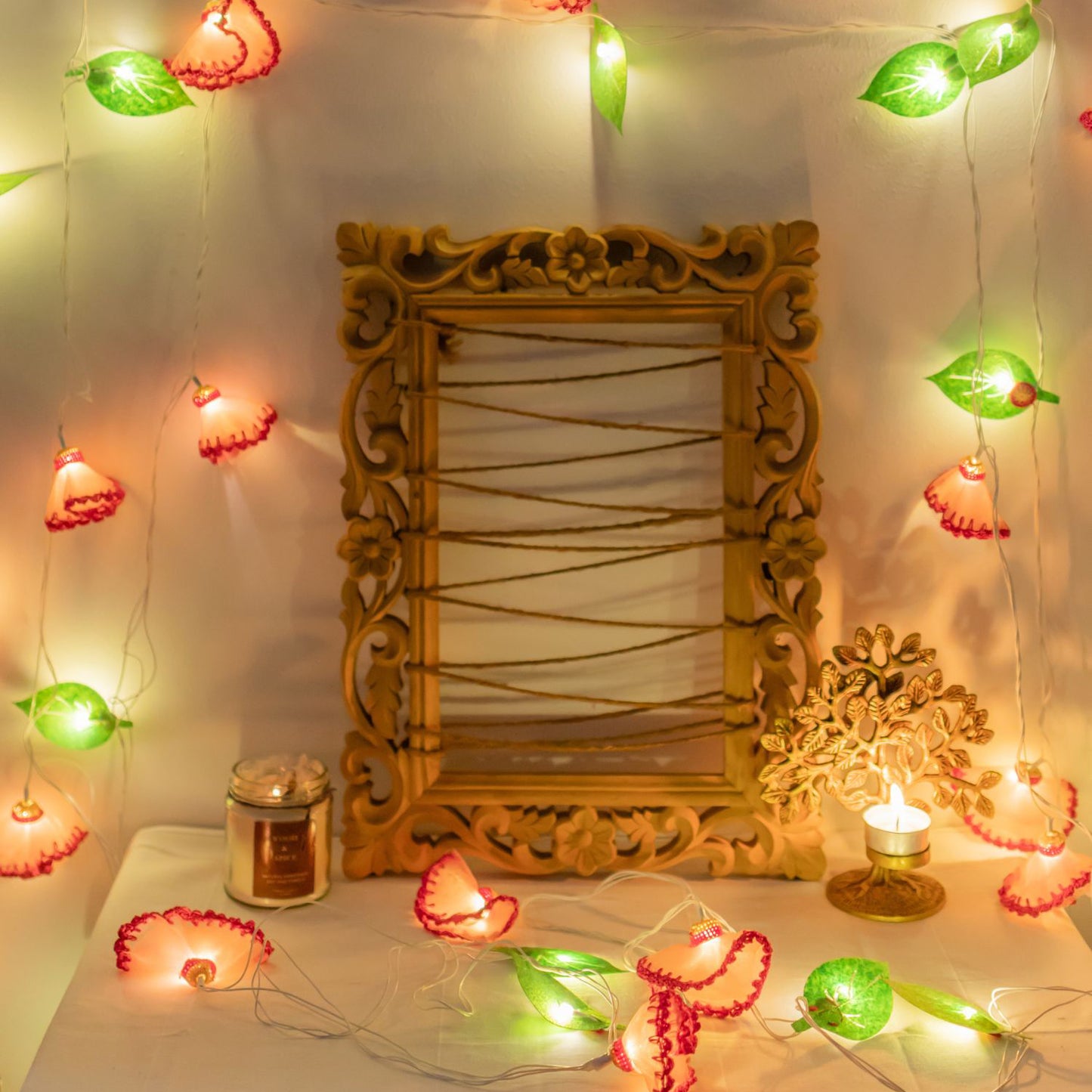 Frock - Handmade Crochet LED String Light for Home Decor 21