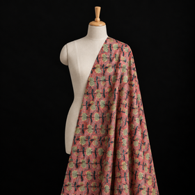 Pomegranate Peel Hand Block Print Cotton Fabric 03