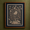 Srikalahasti Kalamkari Art Wall Hanging with Tree of life Motif by Ghanshyam Sarode (60 x 36 in) 20