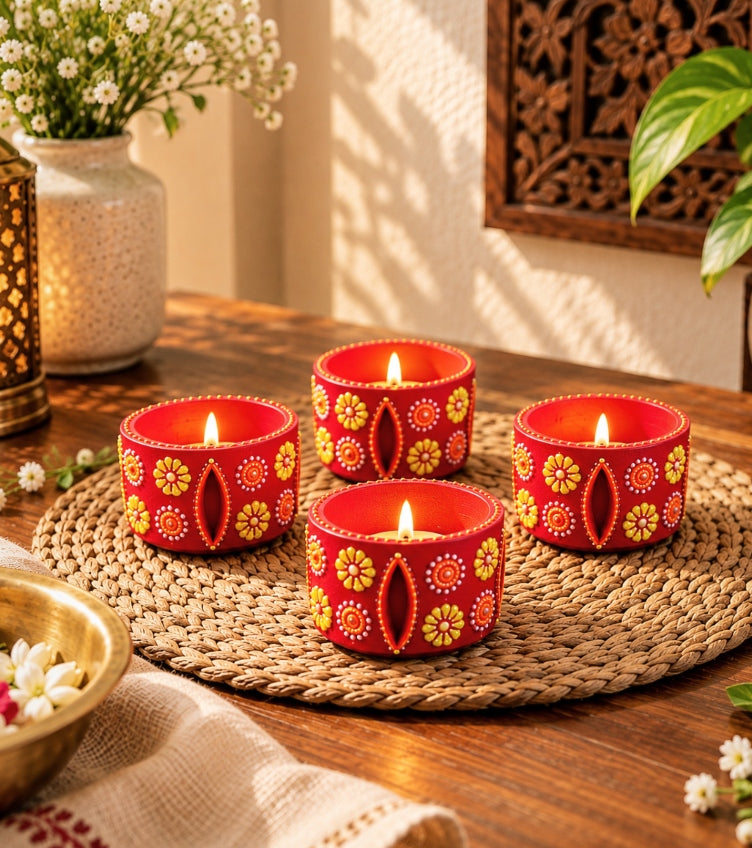 Handpainted Pooja Sets