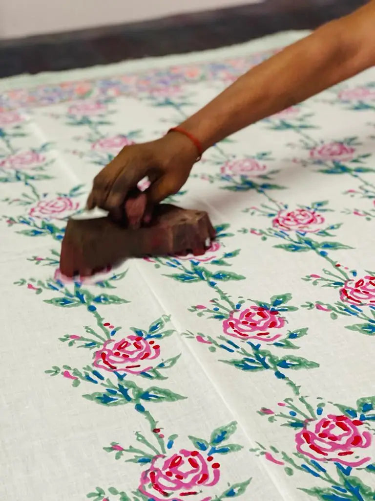 Sanganeri Block Printing