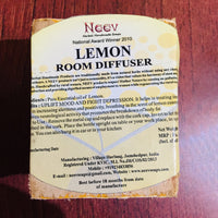 Natural Handmade Lemon Oil Room Diffuser - Uplifts Mood and Fights Depression