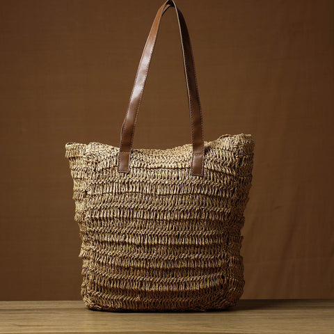 raffia shoulder bag