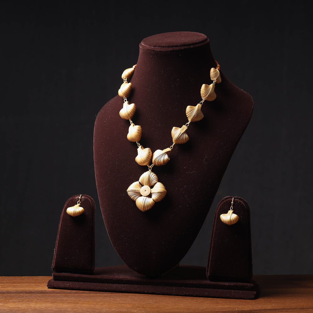 bamboo necklace set