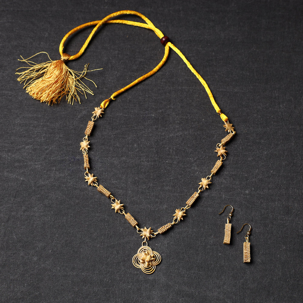 bamboo necklace set