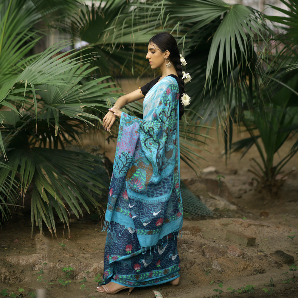 Madhubani Saree