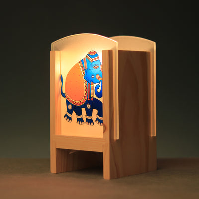 Airavat- Madhubani Desk Lamp