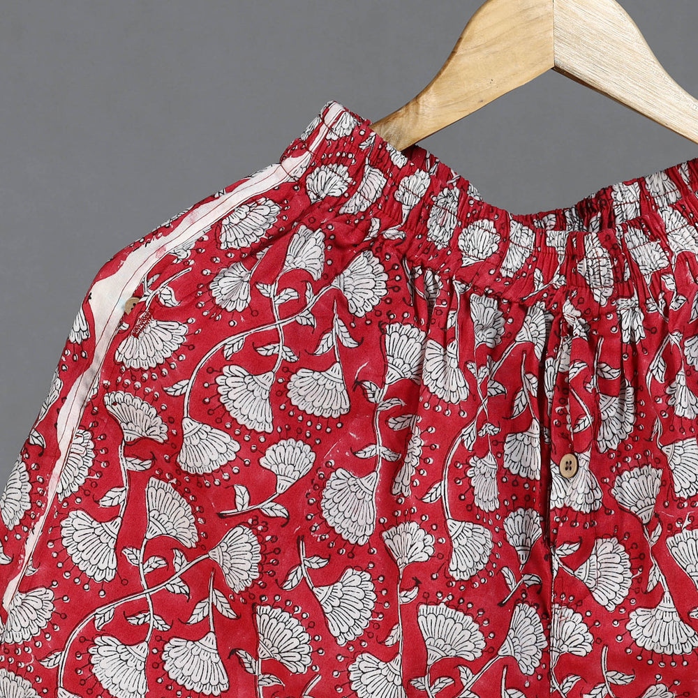 Sanganeri Block Printed Cotton Unisex Boxer/Shorts
