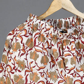  Sanganeri Block Printed Cotton Unisex Boxer/Shorts 