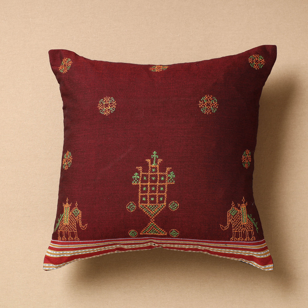 embroidery cotton cushion cover