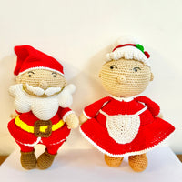 Handcrafted Crochet Mr. & Mrs. Claus