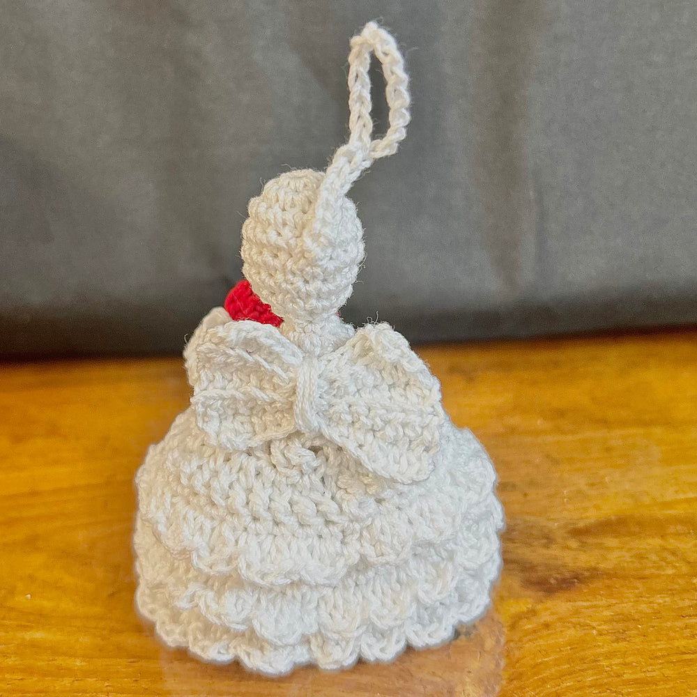 Handcrafted Crochet Pen Stand with Home Decor Fairy