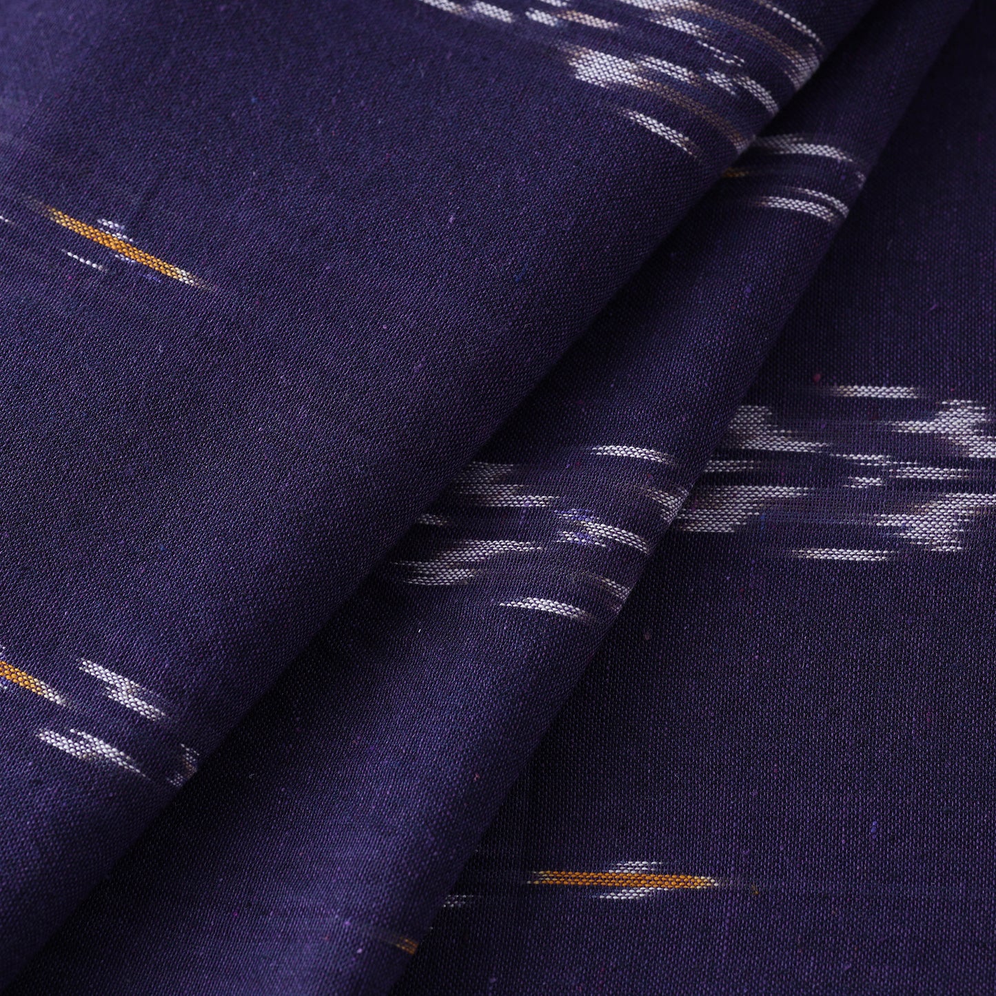 Light Rebecca Purple Cotton Pochampally Ikat Fabric