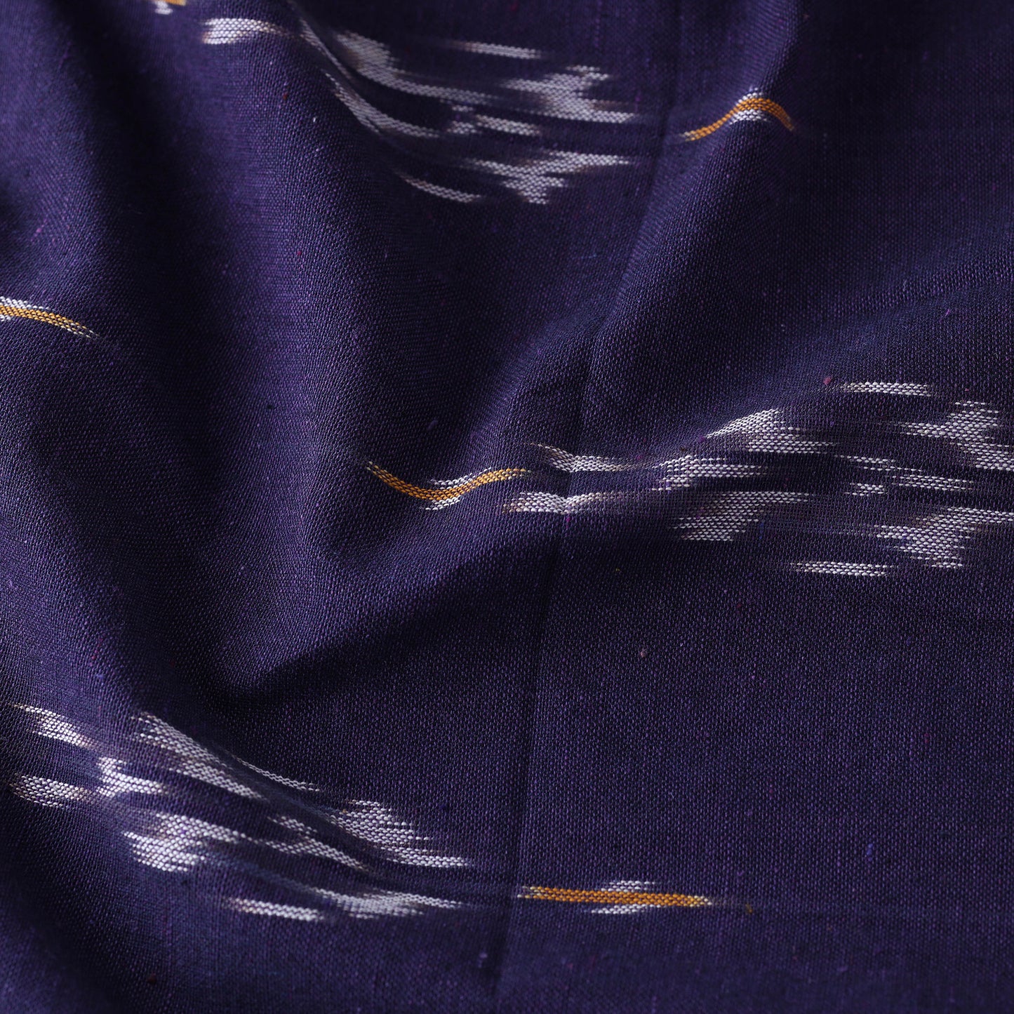 Light Rebecca Purple Cotton Pochampally Ikat Fabric