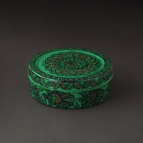  Godna Madhubani Handpainted Stainless Steel Casserole