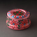  Godna Madhubani Handpainted Stainless Steel Casserole 