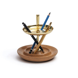 Bau Pen Stand - Tan Yellow