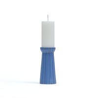 Qutub  Azure Blue Candle Stand - Set Of 4