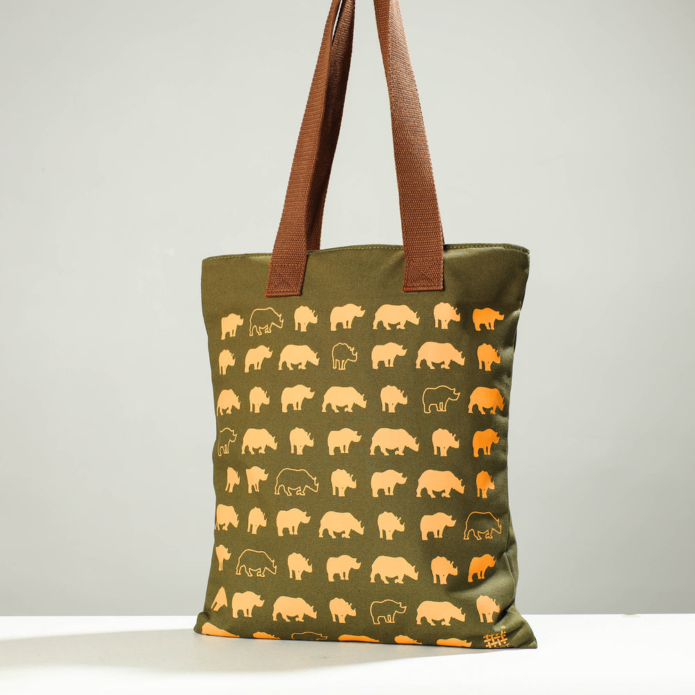 screen print shoulder bag