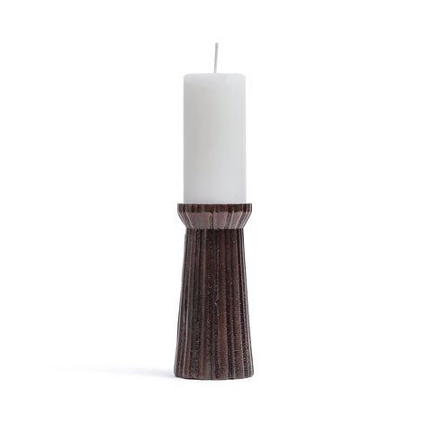 Qutub Copper Candle Stand - L