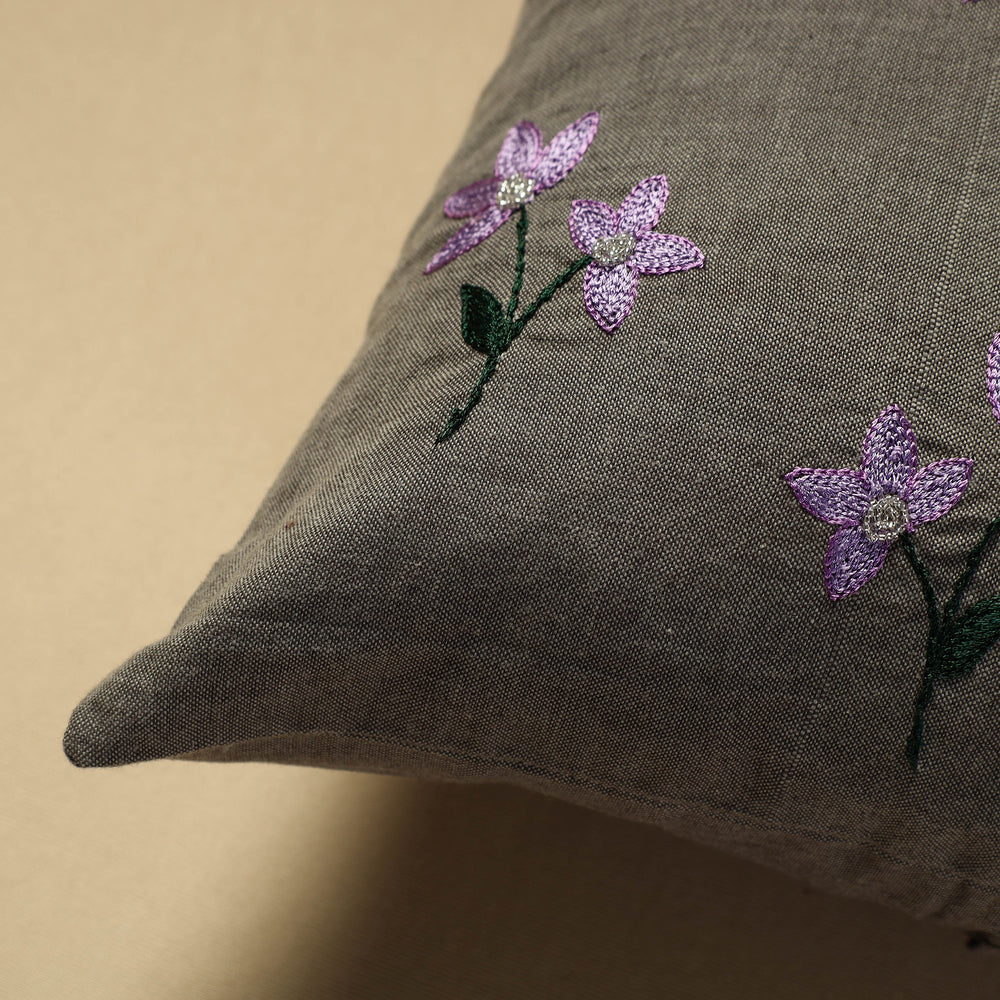 Embroidery Cotton Cushion Cover 