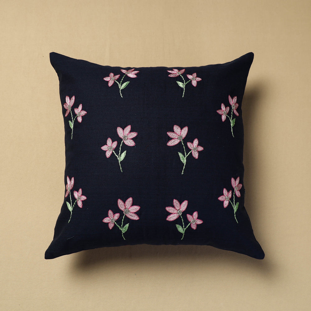 Embroidery Cotton Cushion Cover 