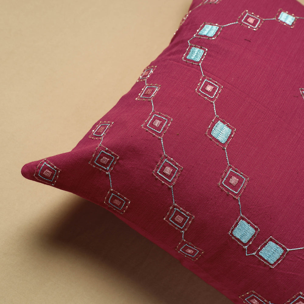 Hand Embroidery Cushion Cover 