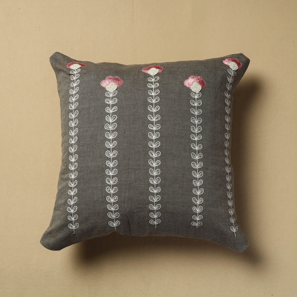 Embroidery Cotton Cushion Cover 