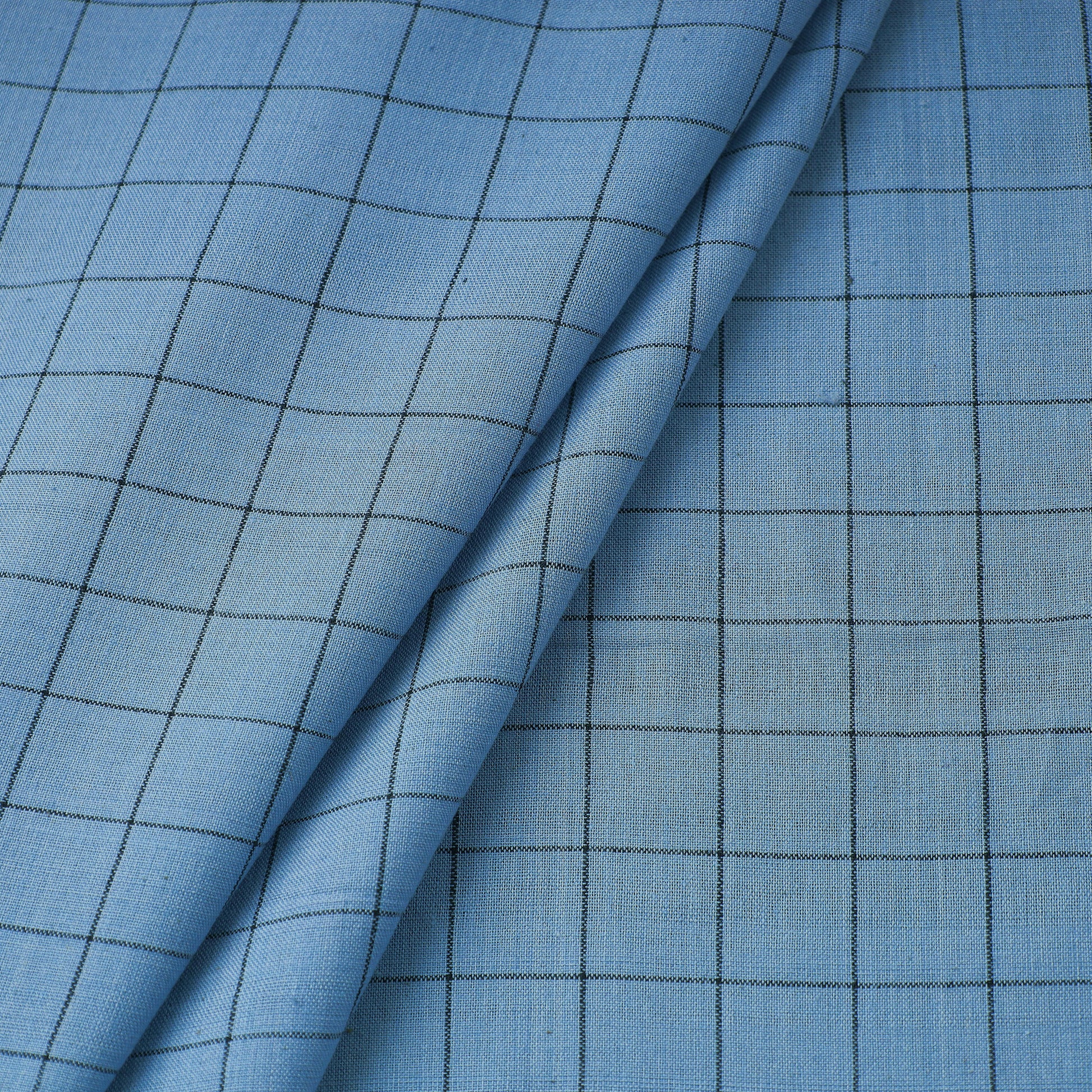 Baragaon Pre Washed Handloom Striped Cotton Fabric