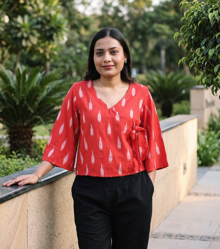 Ikat Crop Tops