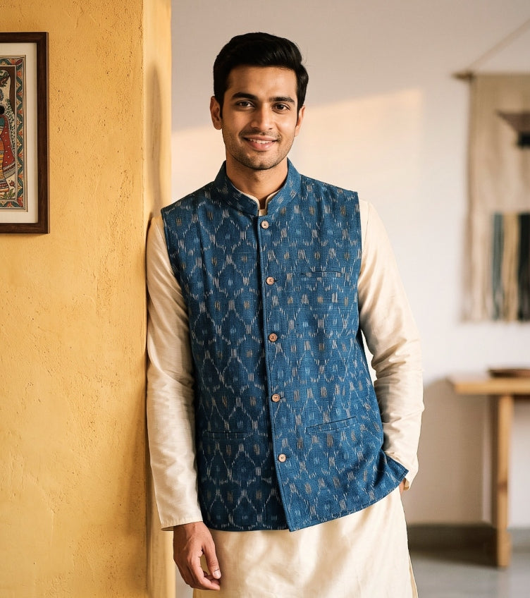 Ikat Nehru Jackets