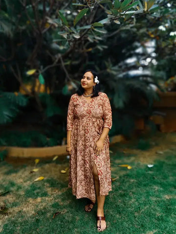 iTokri dress kalamkari