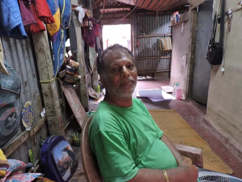Iyakub Chitrakar at his residence