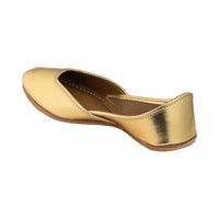 Gold Dust Women's Kolhapuri Leather Jutti