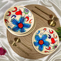 serving plate set