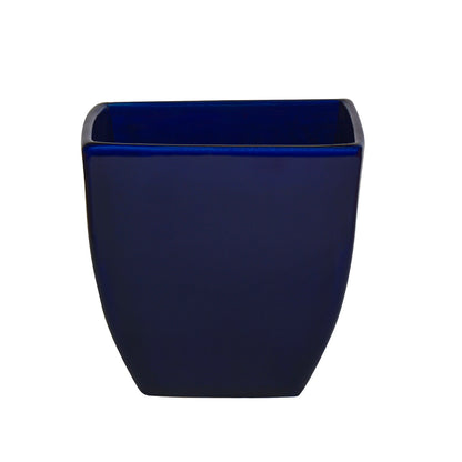 Studio Pottery Ceramic Planter Pot (Prussian Blue,11 cm)