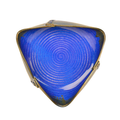 “Luxurious Midnight Blue” Ceramic Serving Bowl (Prussian Blue , 23 cm , 1400 ml)