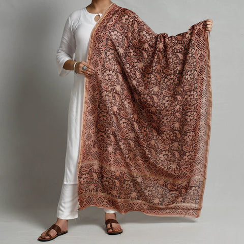 Kalamkari Block Printing Dupattas