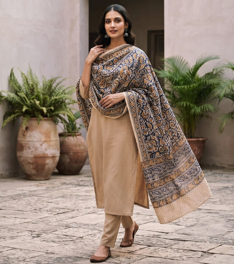 Kalamkari Print Dupattas