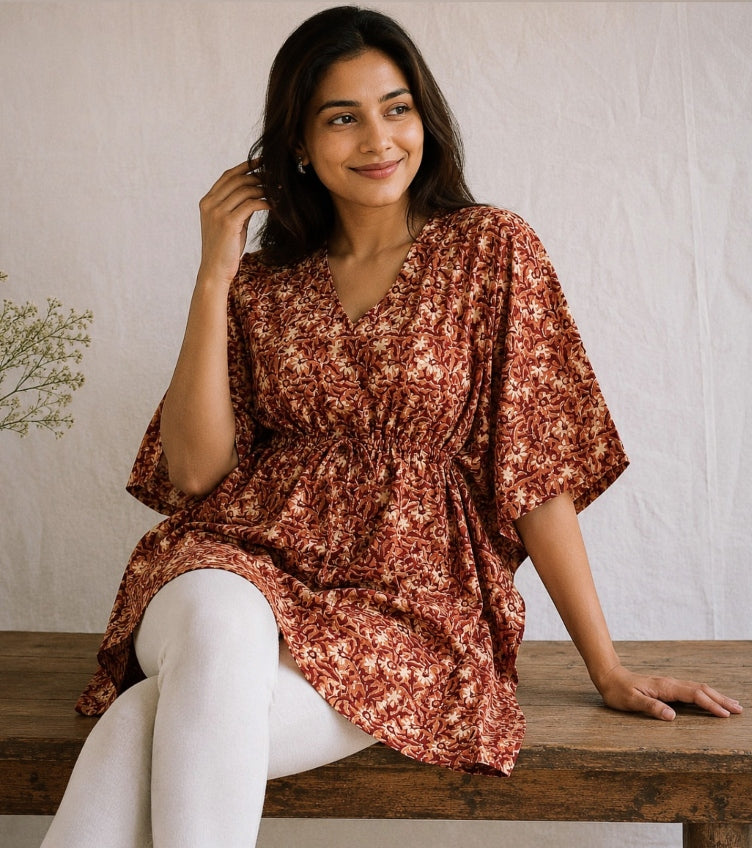 Kalamkari Print Kaftans